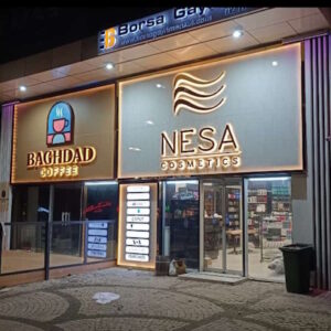 Kozmetik Mağazası Tabelası