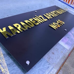 Apartman Tabelası Modelleri